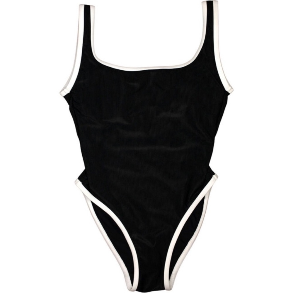 Lain Snow Swim Black one piece